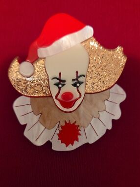 Pennywise - Festive Acrylic Brooch